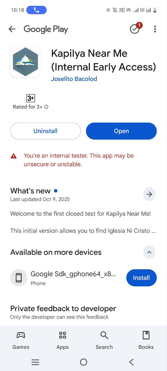 Kapilya App
